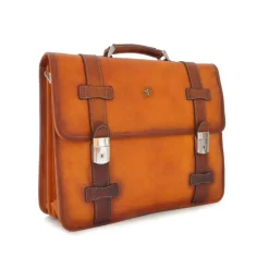 Praktyczna teczka z włoskiej skóry "Vallombrosa" B500