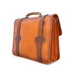 Praktyczna teczka z włoskiej skóry "Vallombrosa" B500