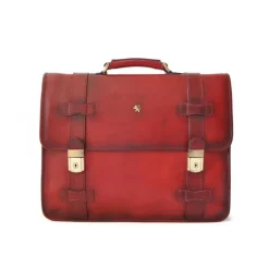 Praktyczna teczka z włoskiej skóry "Vallombrosa" B500