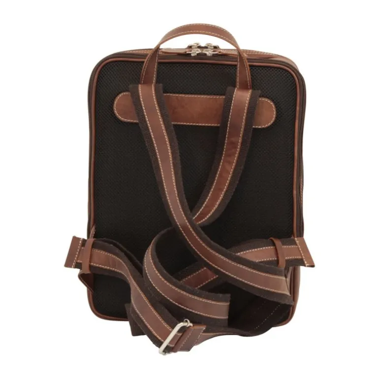 13" plecak na komputer z miękkiej cielęcej skóry "Pulawy" BR