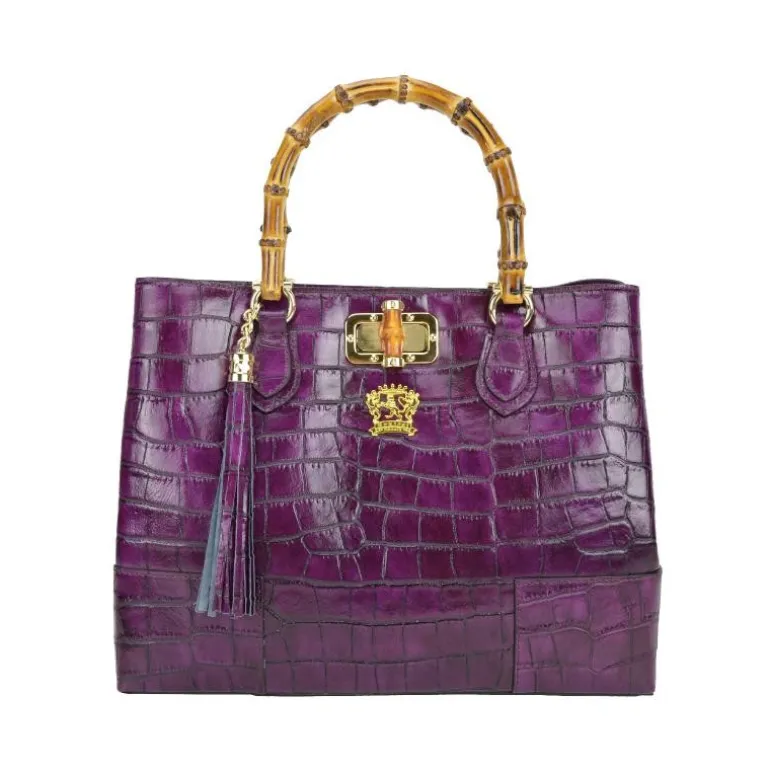 Średnia kuferek skórzana ze zwierzęcym motywem. "Sarteano" K