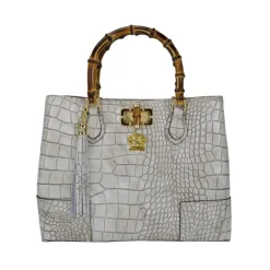 Średnia kuferek skórzana ze zwierzęcym motywem. "Sarteano" K