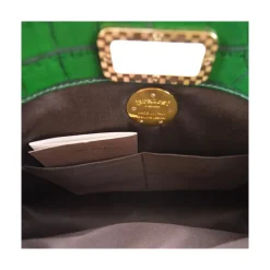 Średnia kuferek skórzana ze zwierzęcym motywem. "Sarteano" K