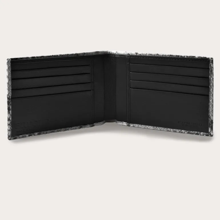 Roccia portfel z prawdziwej skóry pytona