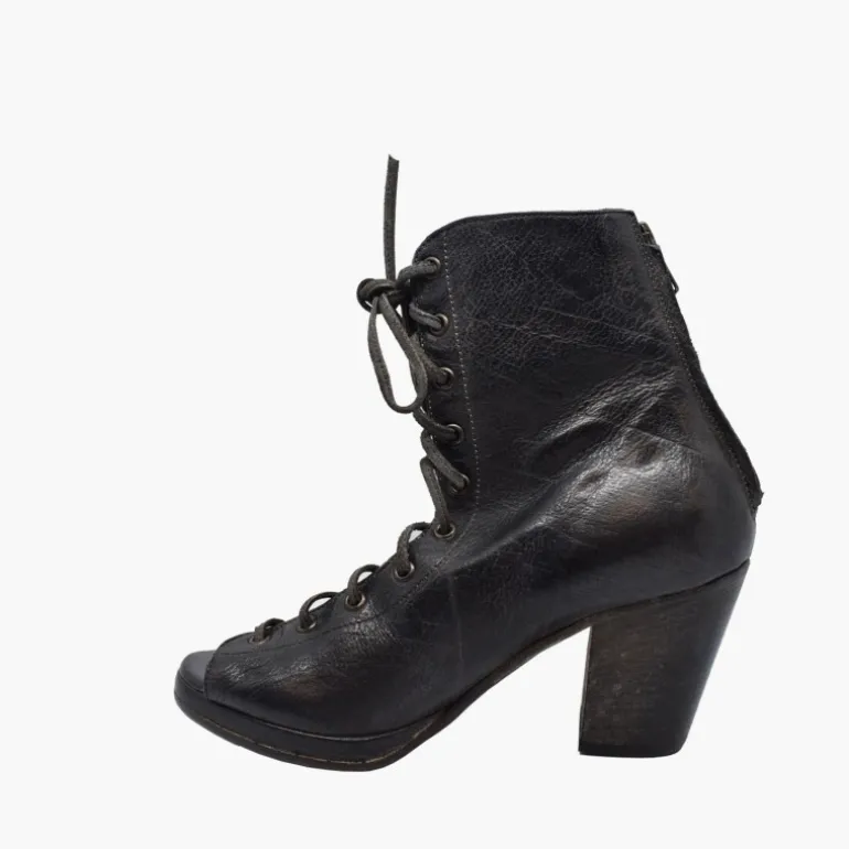 Sandały Damskie ze skóry "Moulin Rouge"