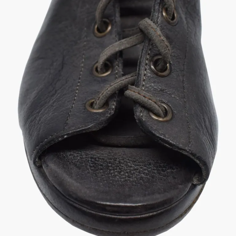 Sandały Damskie ze skóry "Moulin Rouge"