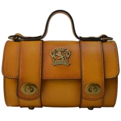 Skórzana mała listonoszka Damska "San Giulio"