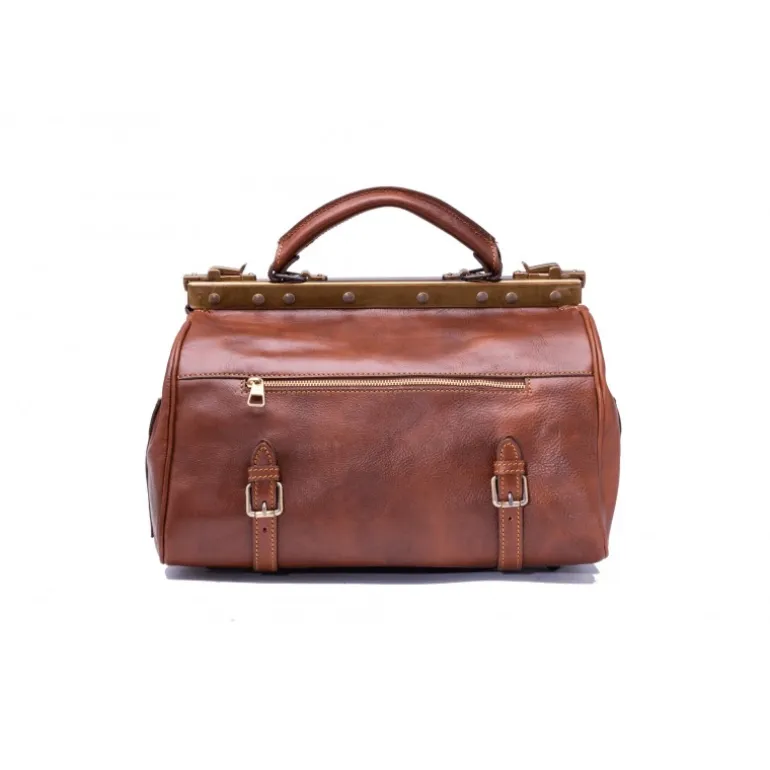 Skórzana torba lekarska w stylu Old America "Giżycko"
