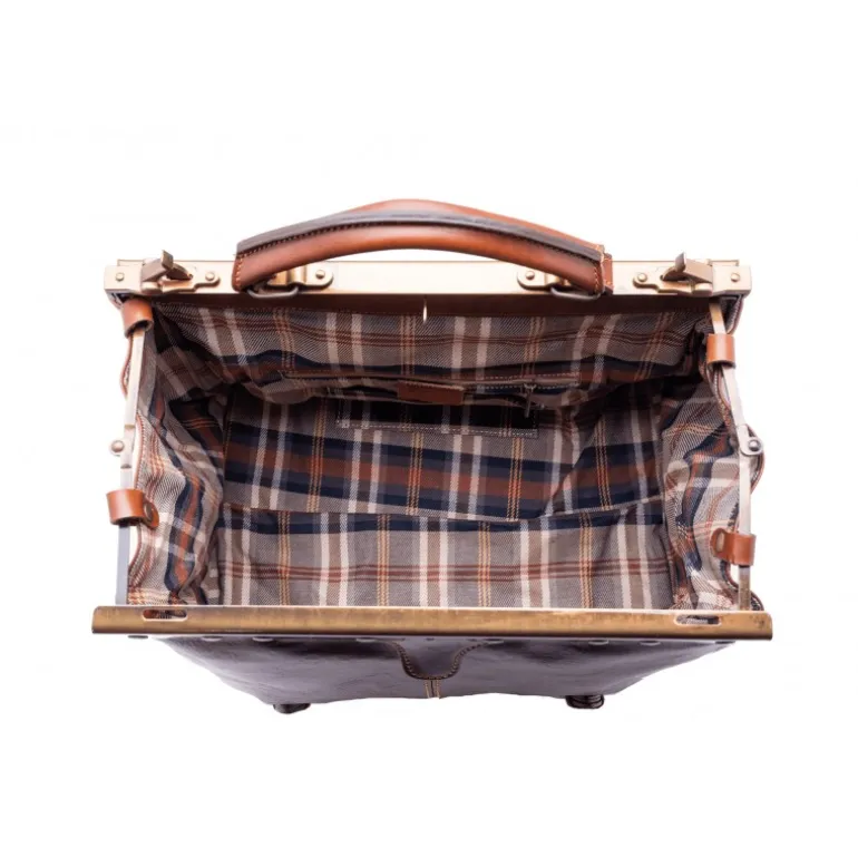 Skórzana torba lekarska w stylu Old America "Giżycko"