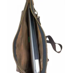 Skórzana torba na laptopa 14" przystosowana do trolley CZ