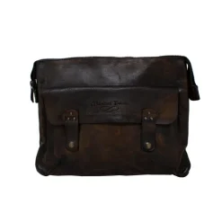 Skórzana torba na laptopa 14" przystosowana do trolley BR