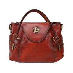 Skórzana torebka damska na podwójnych rączkach. "Rincine"