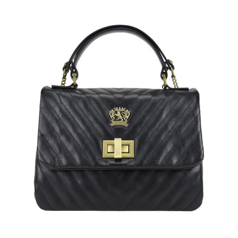 Skórzana torebka damska z wzorem. "Pian d'Alma"