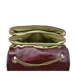 Skórzana torebka damska z wzorem. "Pian d'Alma"