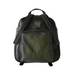 Skórzany damski plecak o zaokrąglonych liniach ​wyposażony "Sirmione"