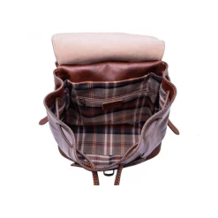 Skórzany damski plecak w stylu vintage BR