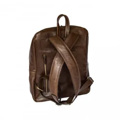 Skórzany plecak na laptopa 15" z pocztówką