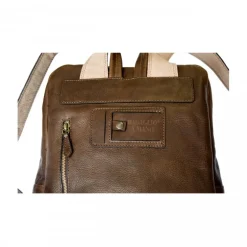Skórzany plecak na laptopa 15" z pocztówką