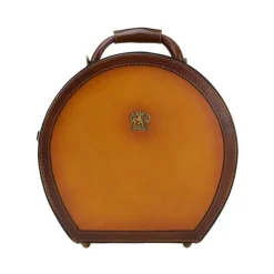 Skrzynka na Kapelusz ze skóry, średni