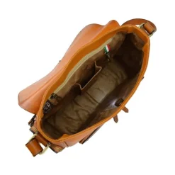 Sportowa skórzana torba z kieszonkami "Tosca"