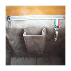 Sportowa skórzana torba z kieszonkami "Tosca"