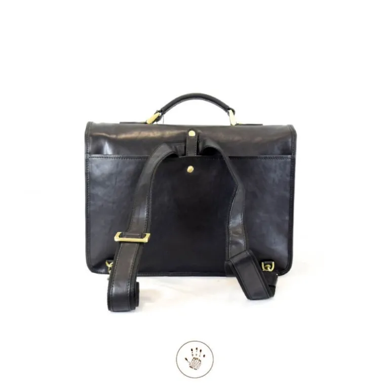 Teczka plecak skórzana "Torre Alta"