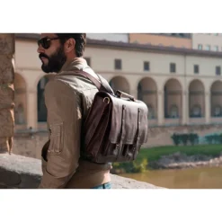 Teczka plecak skórzana "Torre Alta" MC