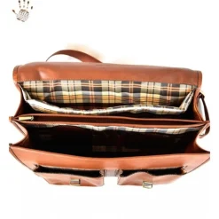 Teczka plecak skórzana "Torre Alta"