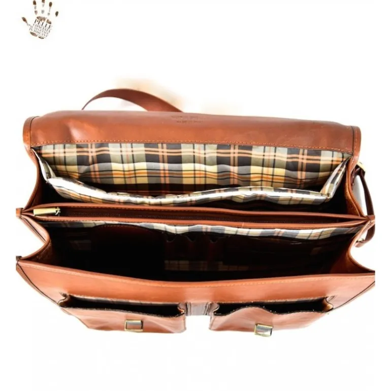 Teczka plecak skórzana "Torre Alta"