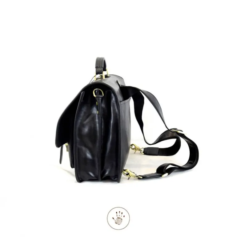 Teczka plecak skórzana "Torre Alta"