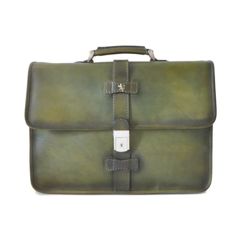 Teczka z włoskiej skóry garbowanej roślinnie "Pratomagno" B459