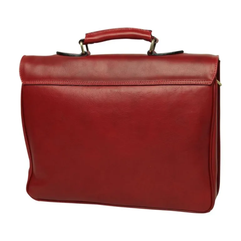 Teczka ze skóry 100% made in italy garbowanej roślinnie "Łódź" RO