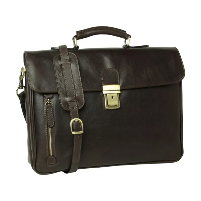 Teczka ze skóry 100% made in italy garbowanej roślinnie "Łódź"