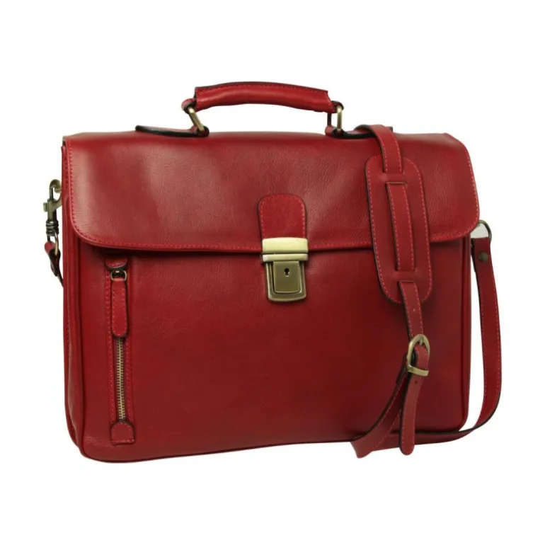 Teczka ze skóry 100% made in italy garbowanej roślinnie "Łódź" RO