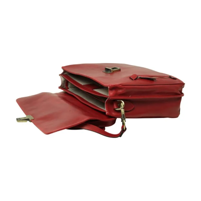 Teczka ze skóry 100% made in italy garbowanej roślinnie "Łódź" RO