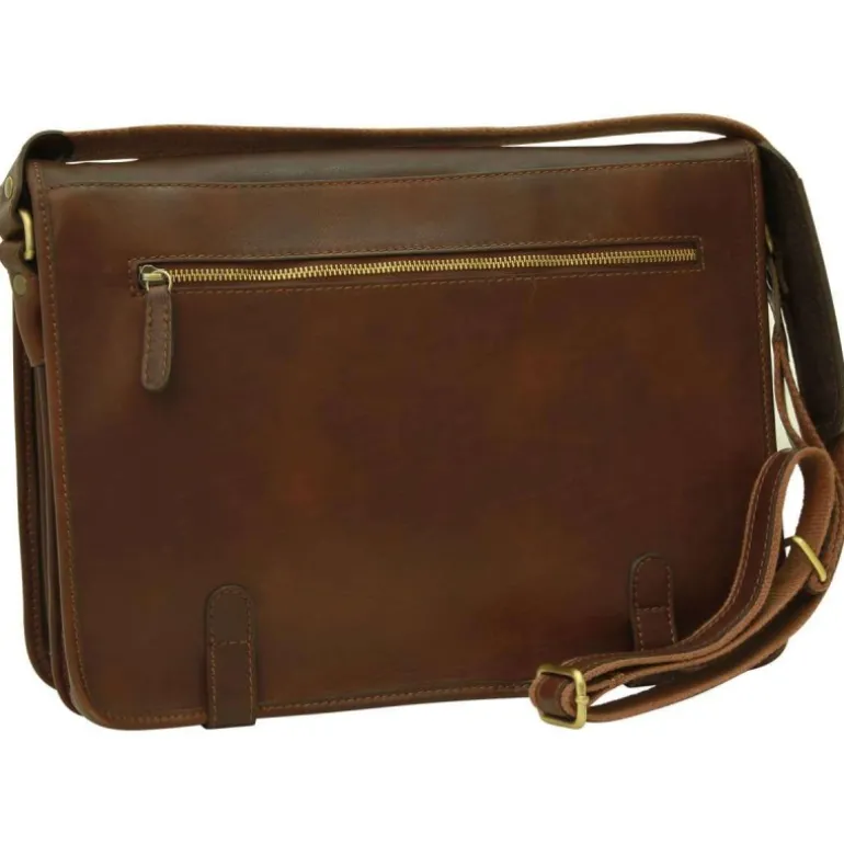 Torba męska na ipad z włoskiej skóry cielęcej "Tczew" BC