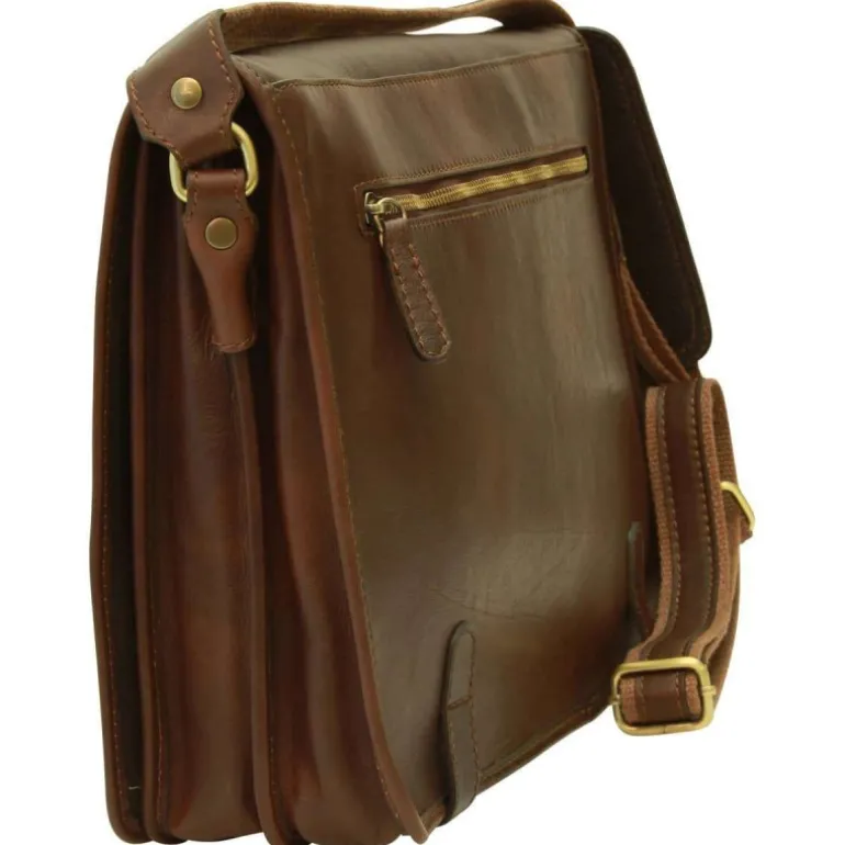 Torba męska na ipad z włoskiej skóry cielęcej "Tczew" BC