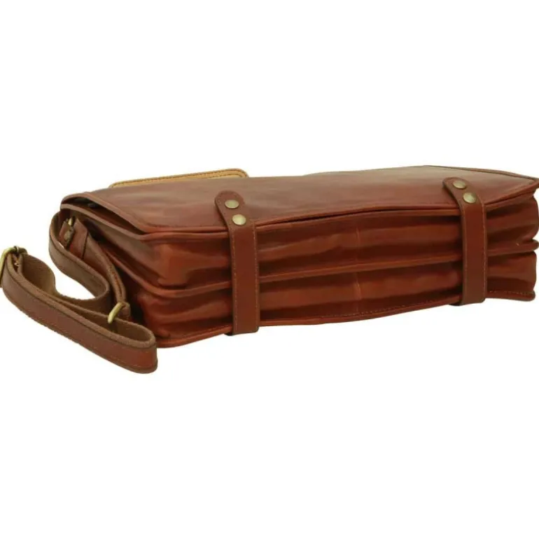 Torba męska na ipad z włoskiej skóry cielęcej "Tczew" BR