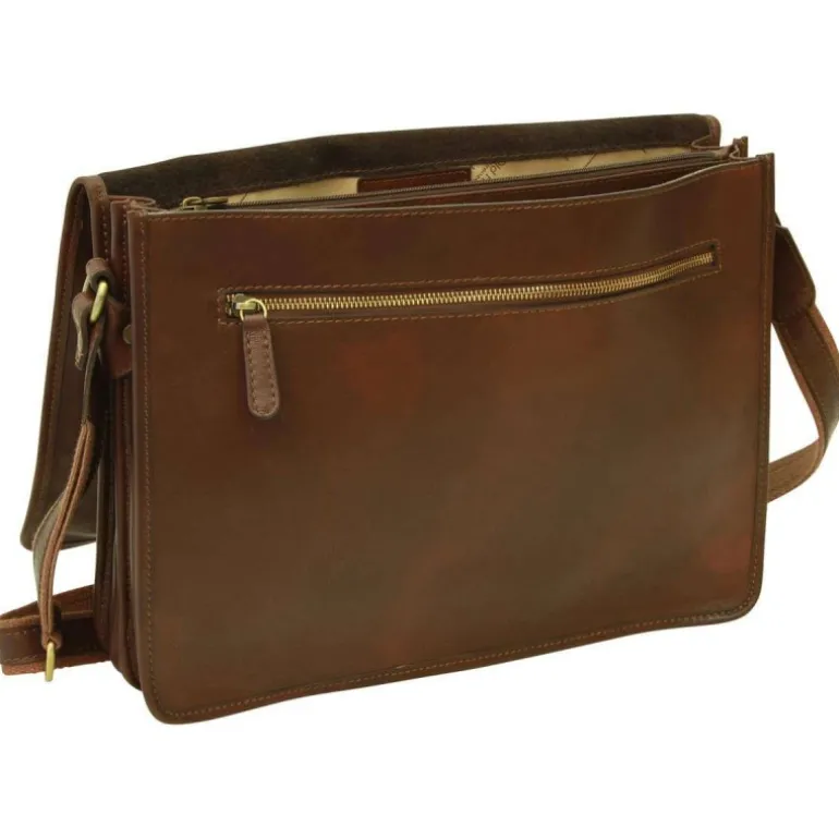 Torba męska na ipad z włoskiej skóry cielęcej "Tczew" BC