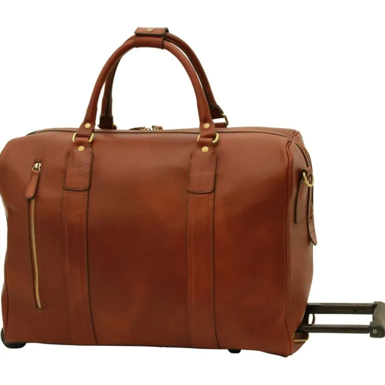 Torba podróżna skórzana na kółkach "Kalisz" BR