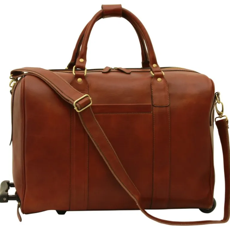 Torba podróżna skórzana na kółkach "Kalisz" BR