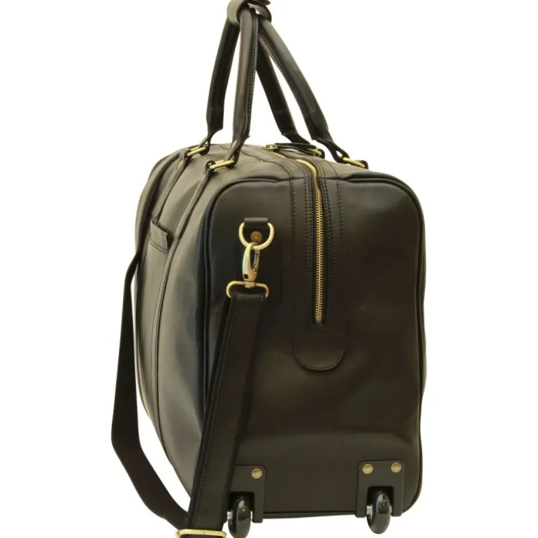 Torba podróżna skórzana na kółkach "Kalisz" CZ