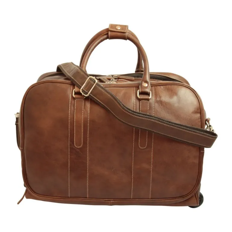 Torba podróżna skórzana na kółkach "Płock" TM