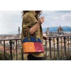 Torebka Damska skórzana "Angela" Multicolor