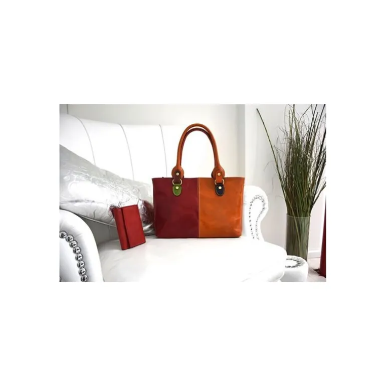 Torebka Damska skórzana "Albegna" Multicolor