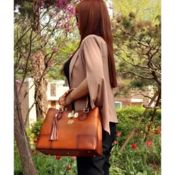 Torebka do ręki Damska Skórzana "Sarteano"