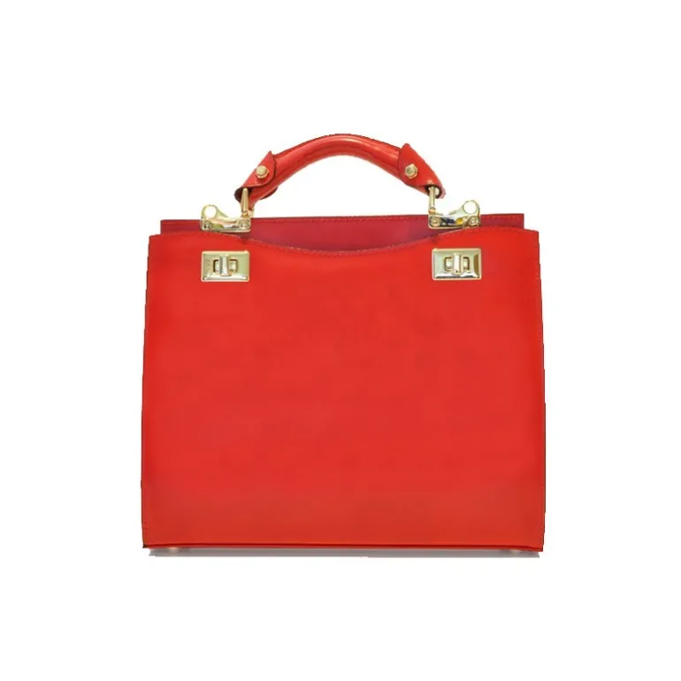 Torebka skórzana ze zwierzęcymi wstawkami z przodu i z tyłu "Anna Maria Luisa de' Medici"