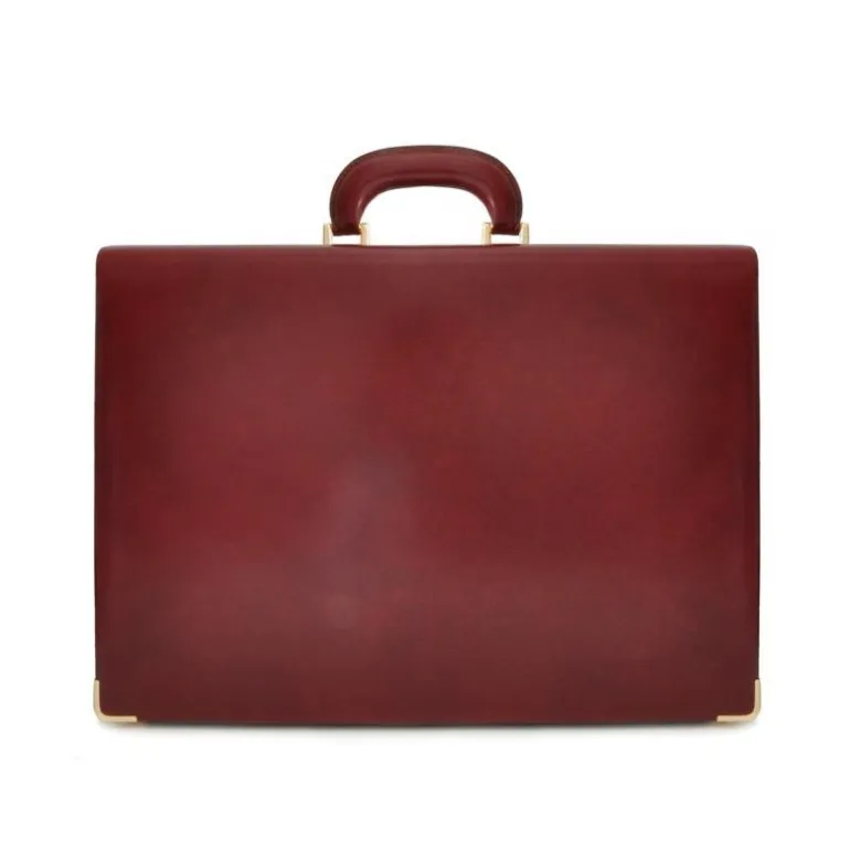 Walizka 24 H skórzana "Machiavelli Slim"