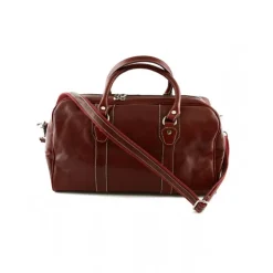 Włoska torba podróżna wykonana ręcznie z prawdziwej toskańskiej skóry, "Świdnica" CW