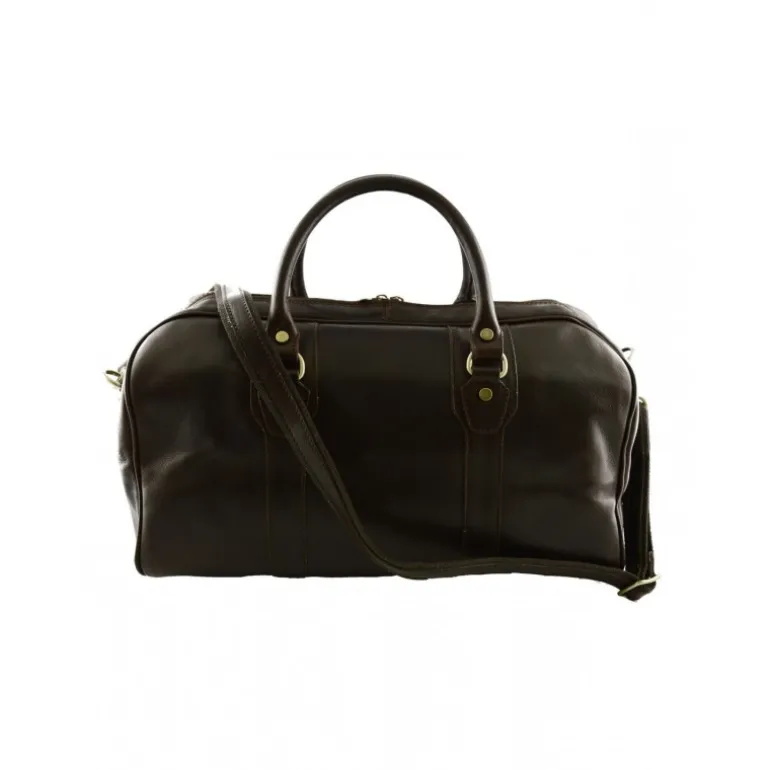 Włoska torba podróżna wykonana ręcznie z prawdziwej toskańskiej skóry, "Świdnica" BC